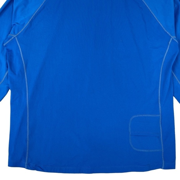 Coolibar Long Sleeve T Shirt Mens XXL Performance UPF 50+ Stretch Shirt Blue - Picture 9 of 13